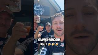 Raiders tailgate party before the Chargers game shorts [upl. by Rednazxela]