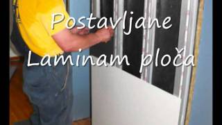 Postavljanje Ventilirajuce  Ventilisane fasadewmv [upl. by Jacy]