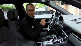 HowTo Program Garage Door HomeLink Porsche [upl. by Cirle]