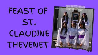 Saint Claudine Thevenet  Hymn  Feast day [upl. by Ettennod]