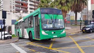 Transantiago buses Caio Mondego LAH y HA [upl. by Ylrae]