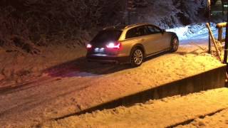 Audi A6 ALLROAD quattro on the snow [upl. by Devehcoy614]