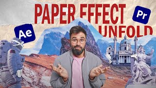 Creating a Stunning Paper Unfold Effect in After Effects [upl. by Anirrehs]