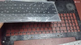 Asus X555L Keyboard Replacement Without Soldering Iron [upl. by Bronk]