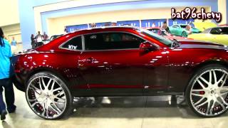 Brandywine 2011 Camaro RS on 30quot Forgiato BRUSHED Wheels  1080p HD [upl. by Odlareg]