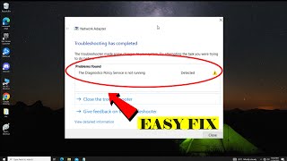 FIXED Diagnostics Policy Service is not running problem in windows 1011  easy fix  2023 [upl. by Flower129]