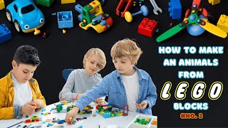 How To Make Number 2 From Lego Blocks  Toys Relaxing sound ASMR Video [upl. by Nois]