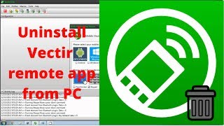 How to uninstall Vectir remote app from PC No download required [upl. by Dieball]