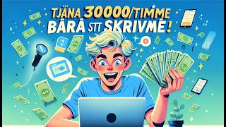 Tjäna 3000 krtimme Bara genom att Skriva 😱  Tjäna Pengar Online [upl. by Fusuy]