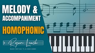 Homophonic ORCHESTRATION  8 Orchestra Textures  Melody amp Accompaniment [upl. by Teemus]