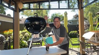 Assembling the Weber Charcoal Kettle [upl. by Ennairrac237]