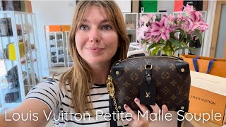 Louis Vuitton Petite Malle Souple Review [upl. by Llennehc]