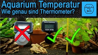 Aquarium Temperatur Wir prüfen die Genauigkeit der Thermometer im Aquarium [upl. by Yelnoc]