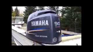 Draining the Vapor Separator in a Yamaha F90 Four Stroke Outboard [upl. by Amabil]