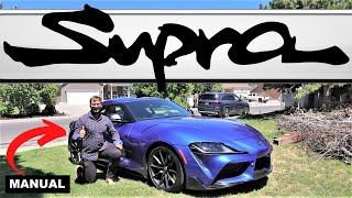 NEW Toyota Supra Manual The Best New Sports Car [upl. by Zaragoza751]