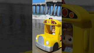 The Wheels on the BEACH BUS 🌴 CoComelon TOYS in Real Life cocomelon shorts [upl. by Woodward]