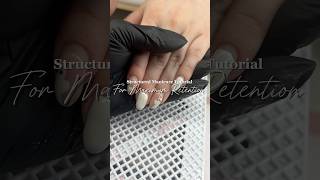 Structured Manicure Tutorial [upl. by Inalial976]