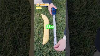 3d Printed Banana 🍌 vs Real 😋3dprinting craft diy shorts [upl. by Northington]