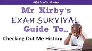 Mr Kirbys Exam Survival Guide  Checking Out Me History [upl. by Dlawso239]