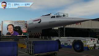 Im in a rush to New York FSLabs Concorde First Stream [upl. by Josefa17]