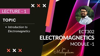 Introduction to Electromagnetics  Electromagnetics  Module 1  Lecture 1 [upl. by Megen]