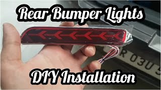 Rear Reflector lights  Bumper lights DIY Install [upl. by Nafis82]