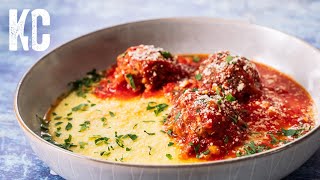 The Juiciest Italian Meatballs In Tomato Sauce [upl. by Divadnhoj]