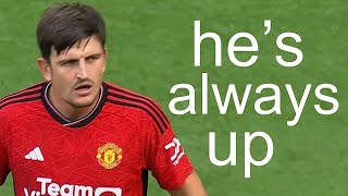 Harry Maguire just wants to be a striker [upl. by Baynebridge]