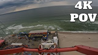 Skyscraper On Ride POV 4K  Casino Pier 2022 [upl. by Bixler]