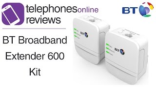 BT Broadband Extender 600 Kit Review By Telephones Online [upl. by Atterual]