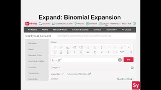 Expand Binomial Expansion [upl. by Aisena]