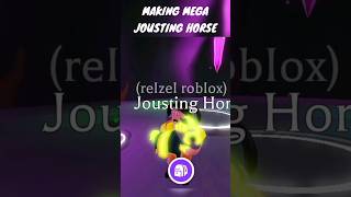 Making mega neon jousting horse adopt me roblox [upl. by Hnamik]