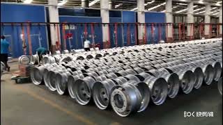 Factory Supply 75X225 22575 22575 Truck Steel Wheel Heavy Truck Rims Truck Wheels Truck Ri [upl. by Salomi]