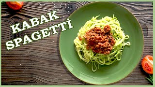 KABAK SPAGETTİ YEMEK TARİFİ  DİYET YEMEKLERİ  DİYET AKŞAM YEMEĞİ  DİYET ÖĞLE YEMEĞİ  YEMEK TARİF [upl. by Garlen]