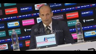 ALLEGRI post UdineseJuve 01 conferenza stampa quotRingrazio tutti sarà la società a darmi indicazioni [upl. by Moishe]