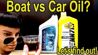 Motorboat Engine Oil Better Than Regular Motor Oil [upl. by Teferi12]