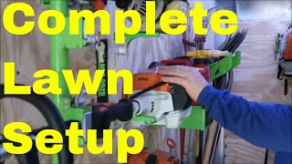 Lawn Care Equipment Setup [upl. by Neved]