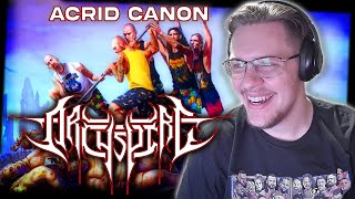 Archspire  Acrid Canon music reaction and review [upl. by Amehr]