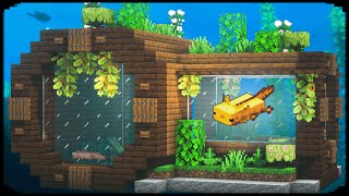 Minecraft Axolotl Aquarium  Minecraft Build Ideas [upl. by Marta]