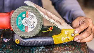 how to sharpen pocket handsaw blade hand saw restoration [upl. by Yauq]