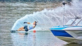 Waterski World Championships Mens Slalom Final [upl. by Eadahc935]