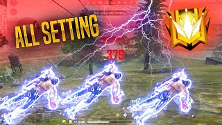 Free Fire  Highlight  All SettingsDpi⚙️💞 [upl. by Yttisahc]