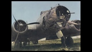 B17 FLYING FORTRESS BOMBERS RETURN WITH COMBAT DAMAGE AND WOUNDED HD COLOR  WWII DOCUMENTARY [upl. by Quirk]