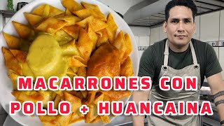 Cocinando macarrones con pollo  papa a la huancaina  live tiktok [upl. by Eldorado639]