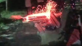 Testing Rocket Launcher Projectile Motion [upl. by Brozak125]