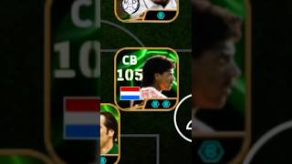 105 Rijkaard Best Training amp Booster Guide In Efootball 25 pesarea efootball shorts viralvideo [upl. by Ahens321]