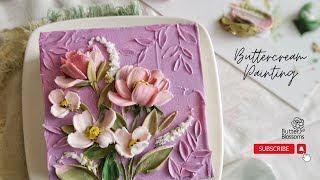 Buttercream Flowers Painting [upl. by Lombardo]