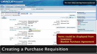 Oracle Training  iProcurement in Oracle EBusiness Suite R12 1080p  HD [upl. by Haret369]