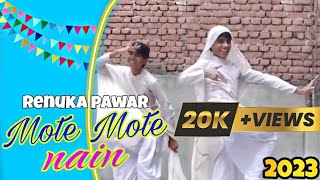 Mote Mote Nain  Renuka Pawar  Pushkar Singh Dance Performance  New Haryanvi Song Haryanvi 2023 [upl. by Callan635]