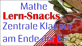 Zentrale Klausur am Ende der EF Mathe NRW [upl. by Atauqal]